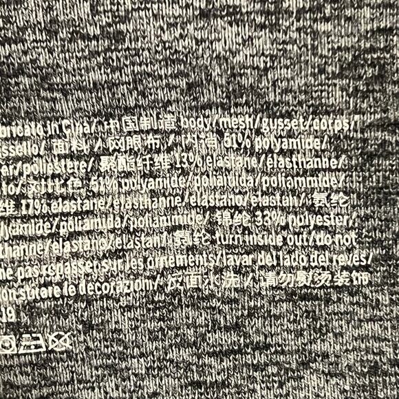 Victoria's Secret PINK Seamless Gray High Waisted Mesh Ankle Leggings Sz Medium - Picture 12 of 12